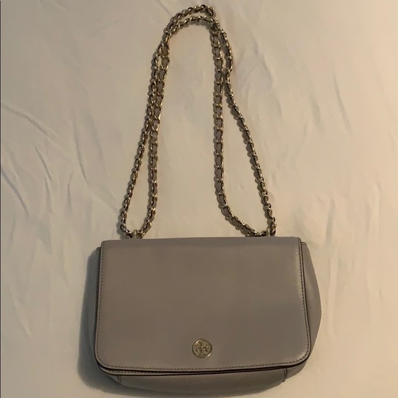 Tory Burch Handbags - Gray Tory Burch over the shoulder bag